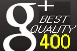 bring 400 usa based GOOGLE plus one +1 votes to thumbs up your website/blog in google search engine