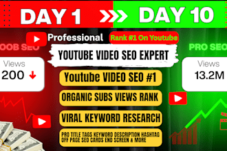youtube video SEO and ranking strategy for more views