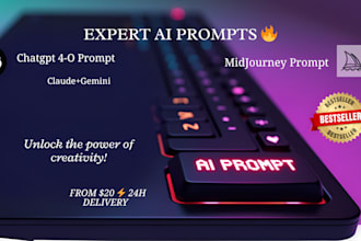 write custom ai prompts for chatgpt, midjourney and dalle