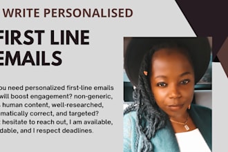 write personalized lines for your campaign