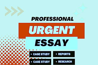 do urgent essay writing, documentary essay, book reports, scientific writing