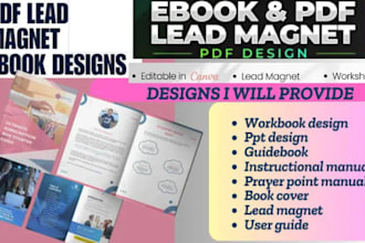 do online course ebook workbooks, worksheet,  instructional training manual, ppt