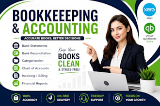 bookkeeping and accounting in xero and quickbooks online