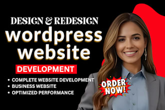 build rebuild redesign wordpress website design business website development