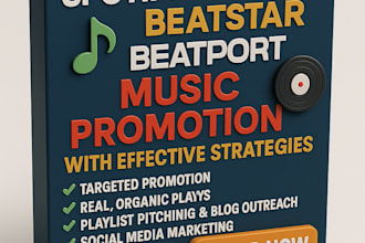 do spotify bandcamp beatstar beatport music promotion with effective strategies
