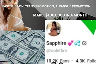 fast subs onlyfans promotion, ai fanvue promotion, fansly, twitter x marketing