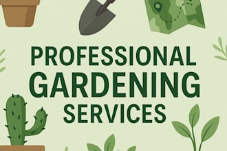 write blog post about gardening and travel
