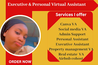 be your professional real estate virtual assistant and executive admin support
