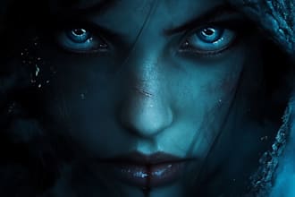 draw realistic fantasy horror character and concept art