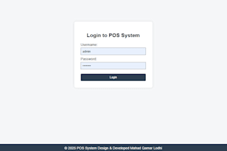 develop a custom PHP pos system for your business