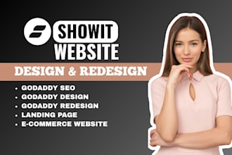 design, redesign showit website, and customize showit website, showit template
