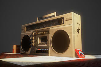 create optimized 3d models for unity or unreal