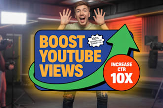 design attractive clickbait boost CTR youtube thumbnails