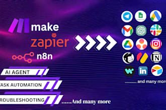build make com automation integromat, make com notion vapi ai, make com expert