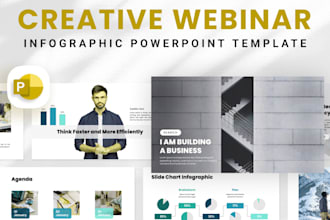 create webinar powerpoint slides, elearning, school, student presentation design
