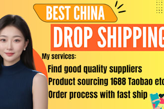 be china dropshipping agent, shopify sourcing, qc shipping