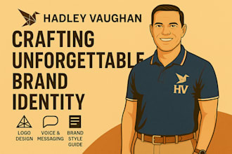 craft a distinct brand voice and visual style