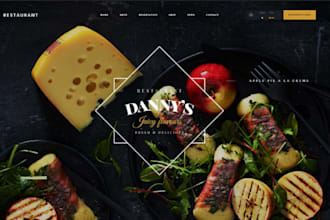 design wix grocery delivery bakery website food ordering catering store website