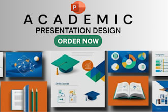 design animated, engaging academic powerpoint slides for high school lectures