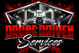 design a awesome drone logo for your company