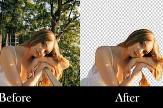 do professional photo masking or alpha masking