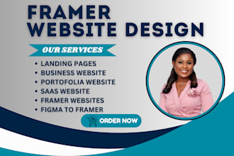 build framer website, framer landing page, figma to framer website