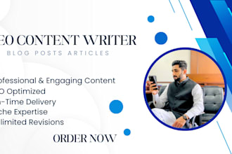 write SEO content writer blog posts articles and web content