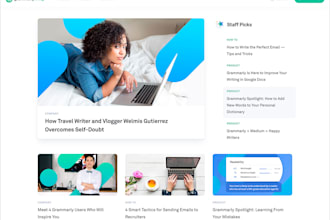 create beautiful professional blog website