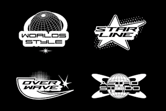 create you a streetwear, abstract logo