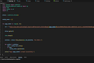 do python web scraping, data scraping, build automation bots