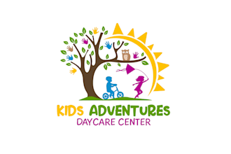 do modern daycare, childcare, baby shop and kids logo