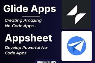build nocode apps from google sheets using appsheet  glide