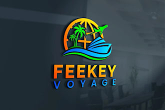 do travel agency hotel resort vacation adventure photography logo design
