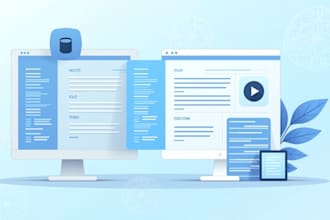 make full stack personal website and PHP back end web application development