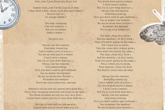 write lyrics for songs that make you skip a beat