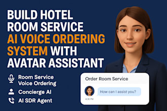 do ai avatar agent with lip sync hotel room service ai sdr voice ordering system