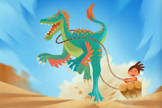 draw children illustrations for books