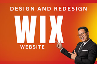 do wix website design, wix website redesign or wix studio website development