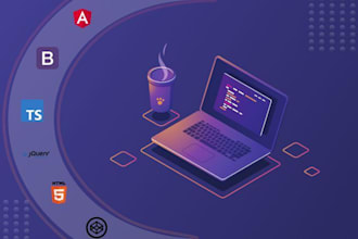 build modern web apps using react, angular, spring boot, dotnet, PHP and python