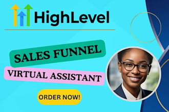 gohighlevel funnel virtual assistant ghl automation workflow website form ai