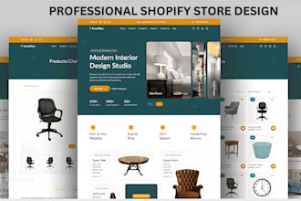 design, redesign, or build a high converting shopify store or ecommerce website