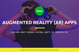 develop augmented reality ar apps for android and ios using unity3d