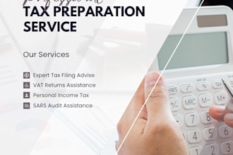 help with sars personal income tax and vat returns