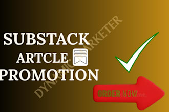 do organic substack promotion, sub stack page link to get wide audience