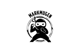 design glamorous ninja fighter personalized logo