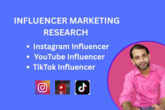 find instagram, youtube and tiktok influencers list for you