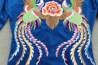 provide 2 dollars per 1k stiches digitizing tape for embroidery