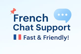 your french chat support agent or virtual assistant