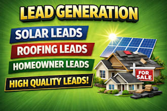 do solar and roofing lead generation