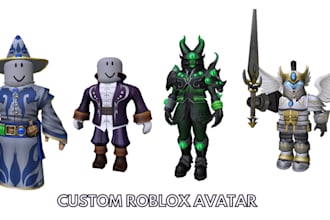 be custom roblox avatar modeler, roblox accessories, roblox skin, ugc, gfx, pfp